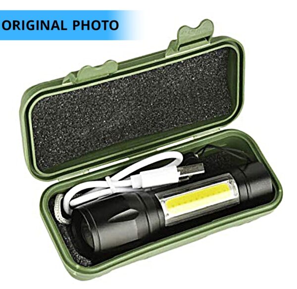 Pocket Size Led Chargeable Torch light - Image 5