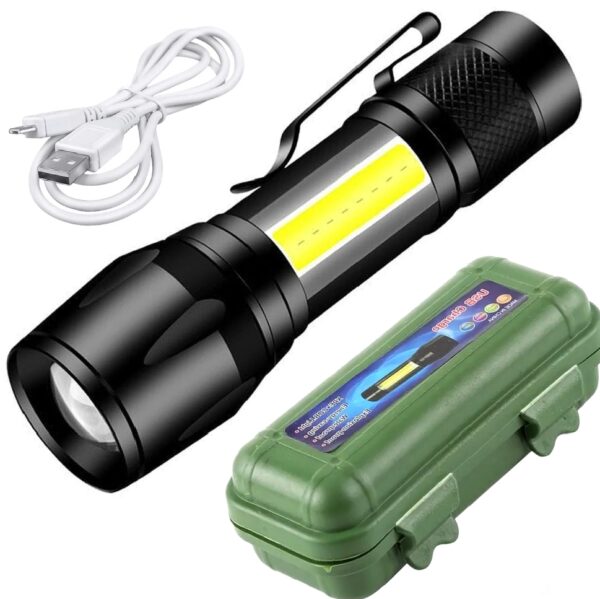 Pocket Size Led Chargeable Torch light - Image 2