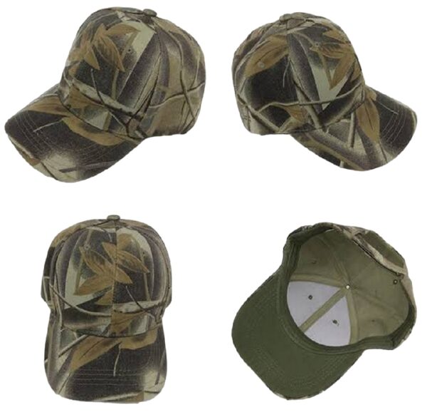 Hunting Camo Cap 100% Cotton Fabric